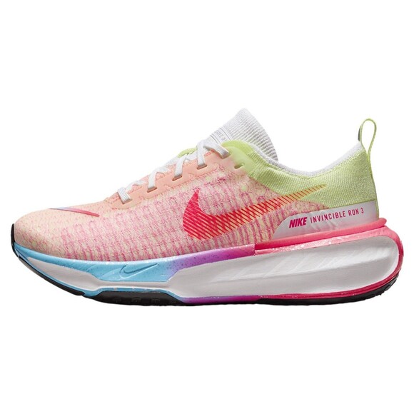 Size 6 Nike Zoomx Invincible Run FK 3 Barely Volt Hyper Pink Womens FZ3969-705 - Picture 1 of 12
